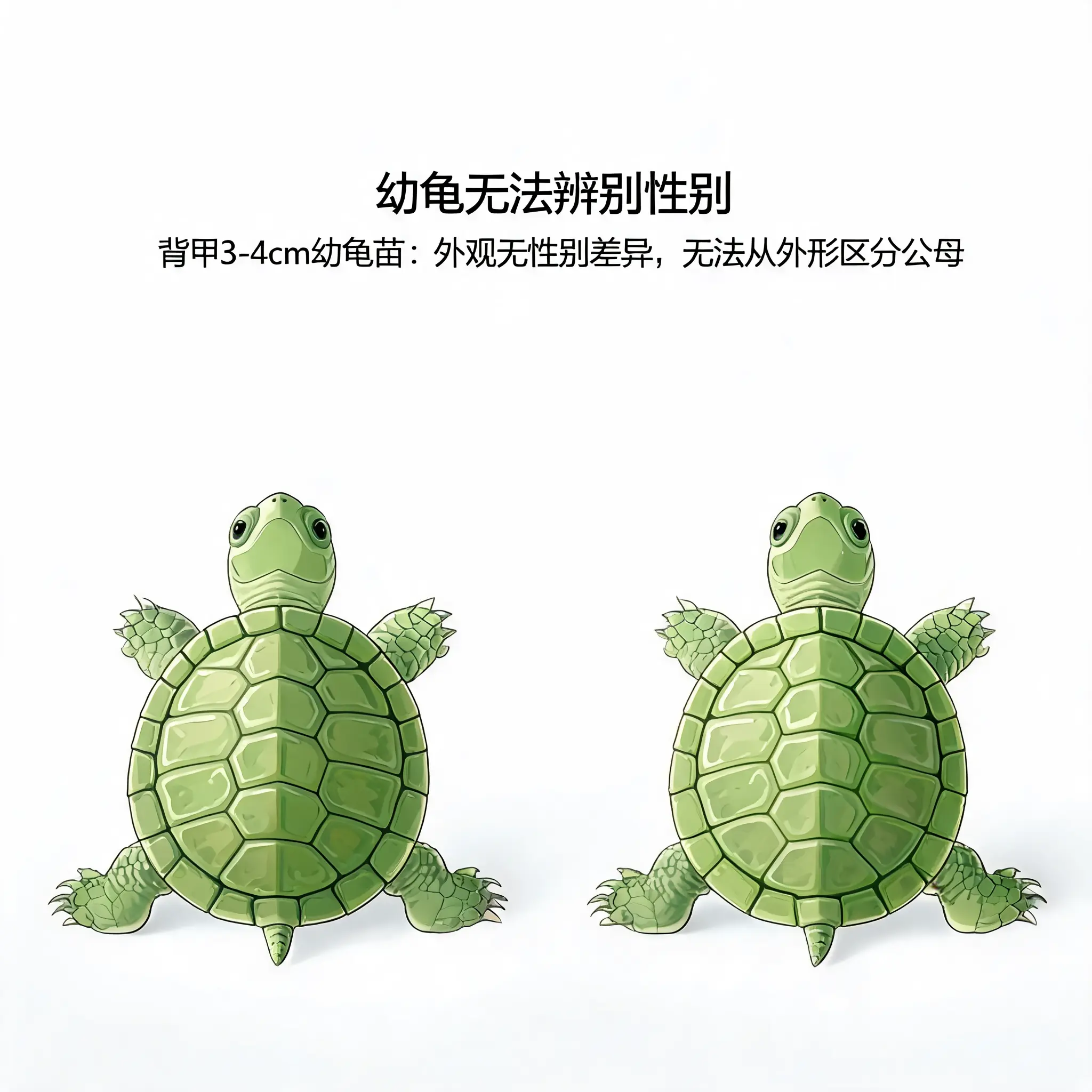 为什么幼龟难以辨别性别？